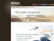 Tablet Screenshot of bergal.de